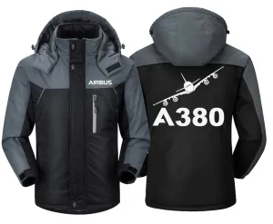 Airbus A380 Winter Jacket - Water-Resistant, Snow & Wind Resistant, Unique Design