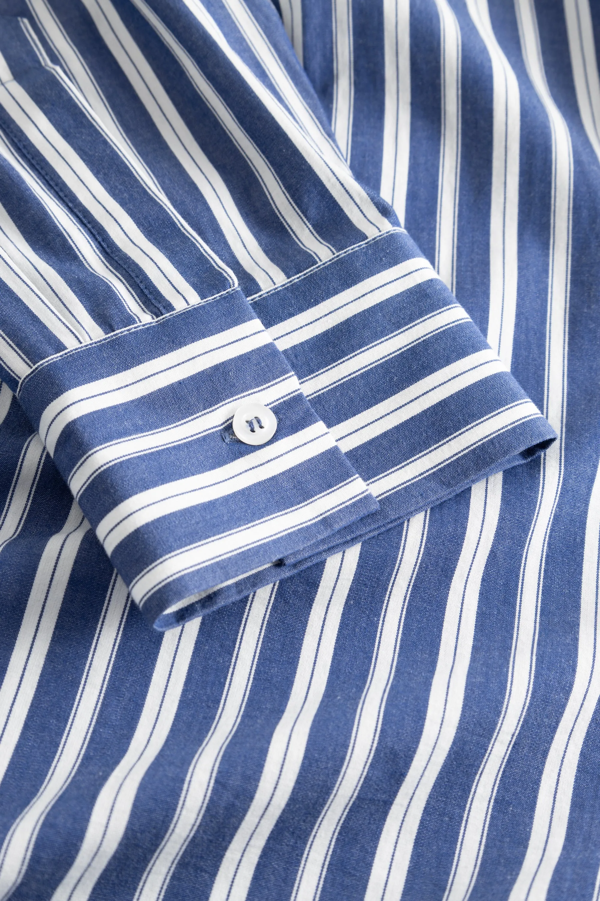 Alvi Oversized Shirt - Blue Stripe