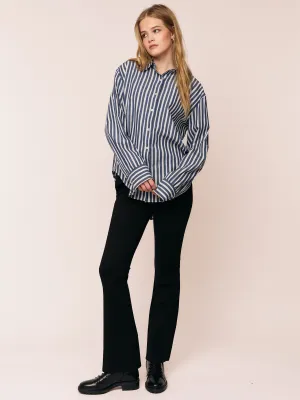 Alvi Oversized Shirt - Blue Stripe