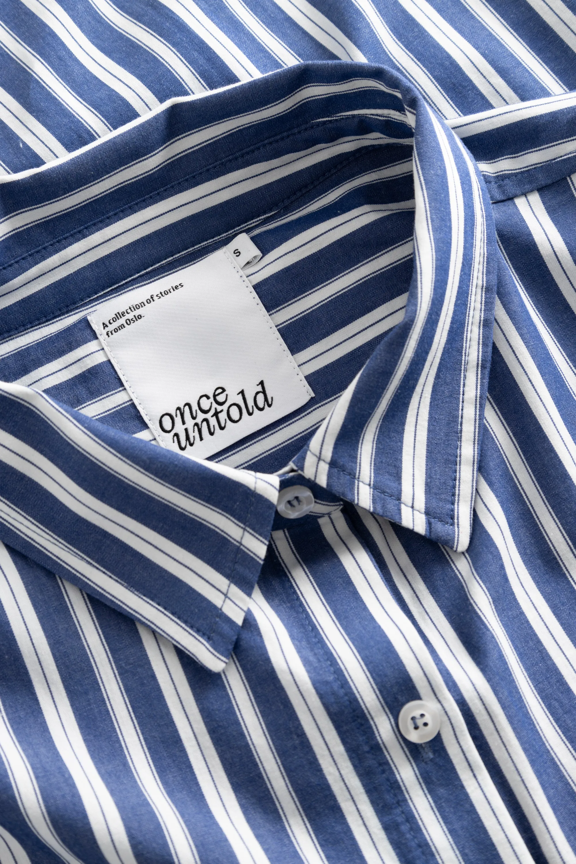 Alvi Oversized Shirt - Blue Stripe