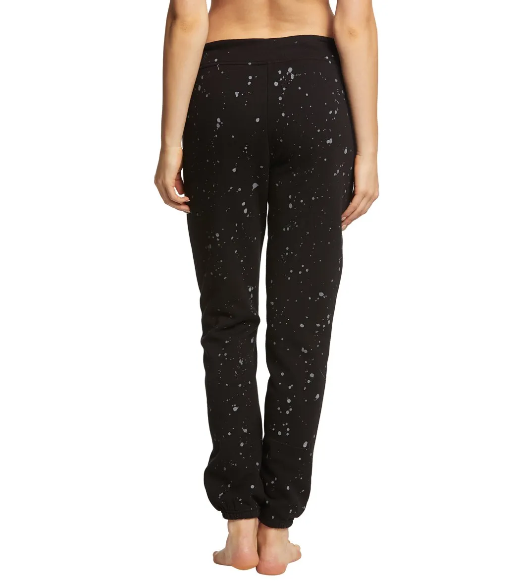 Betsey Johnson Performance Splattered Sweatpants
