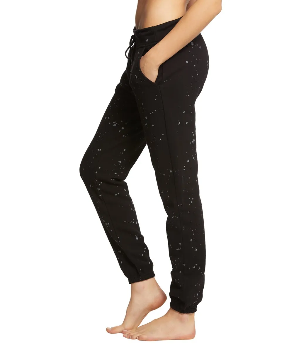 Betsey Johnson Performance Splattered Sweatpants