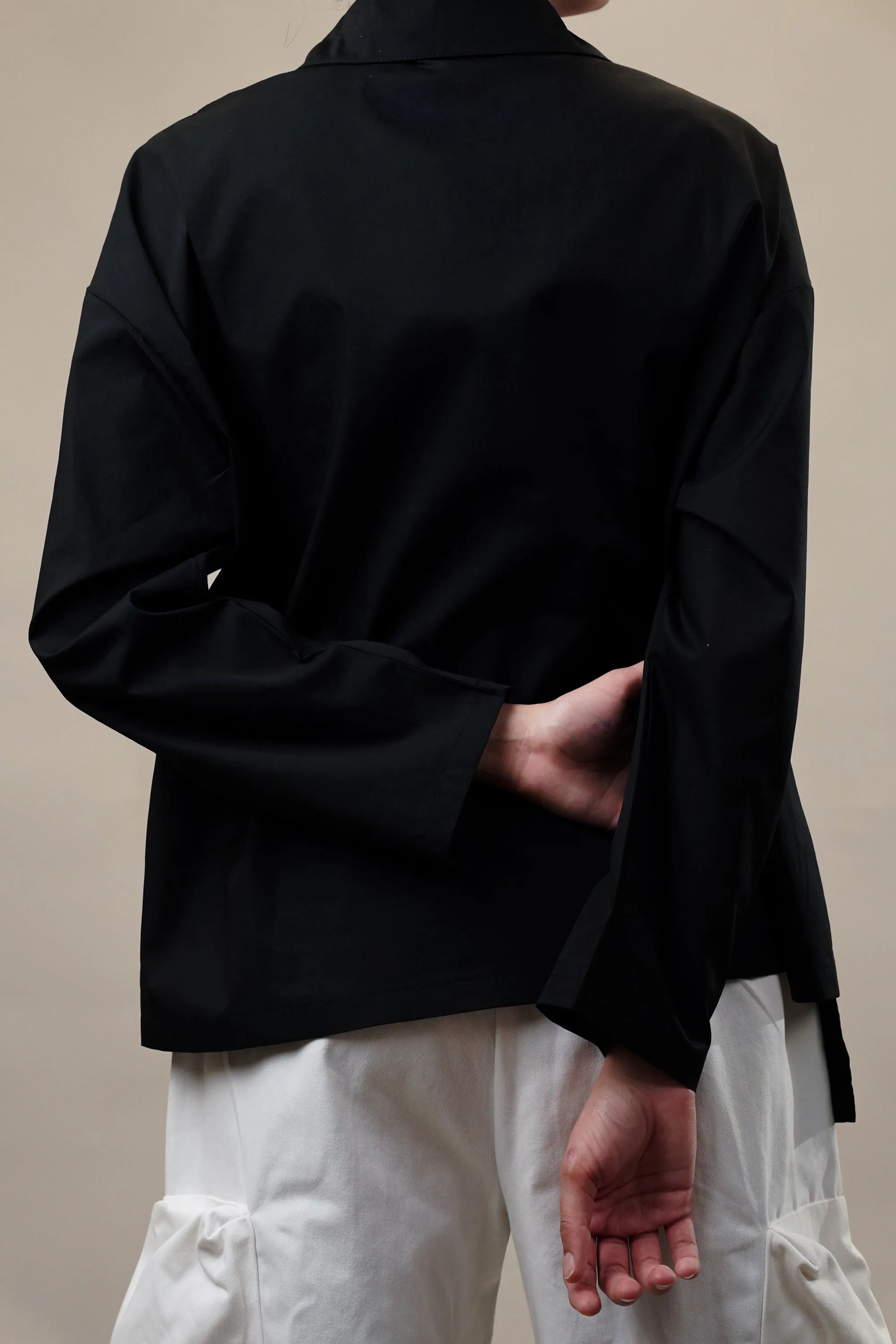 Blackout Burst Oversized Shirt