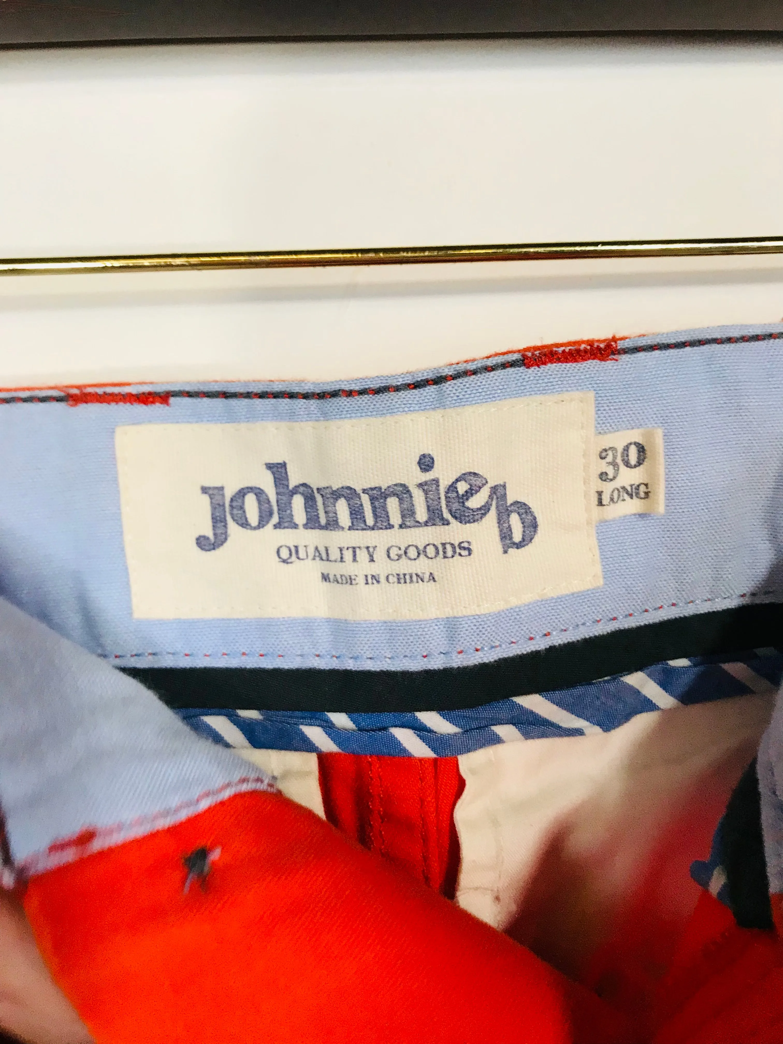 Boden Kid's Cotton Chinos Trousers | W30 L | Orange