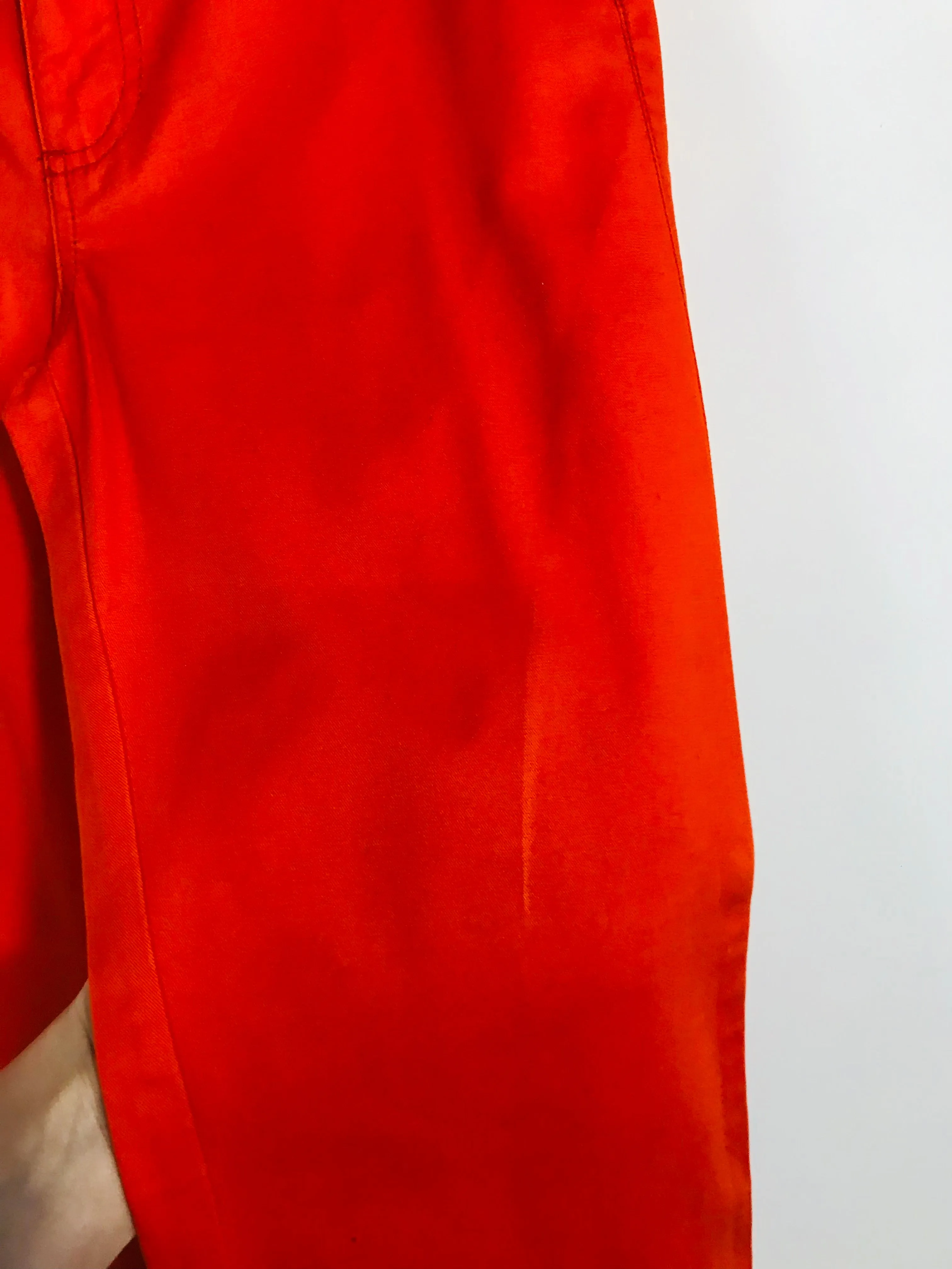Boden Kid's Cotton Chinos Trousers | W30 L | Orange