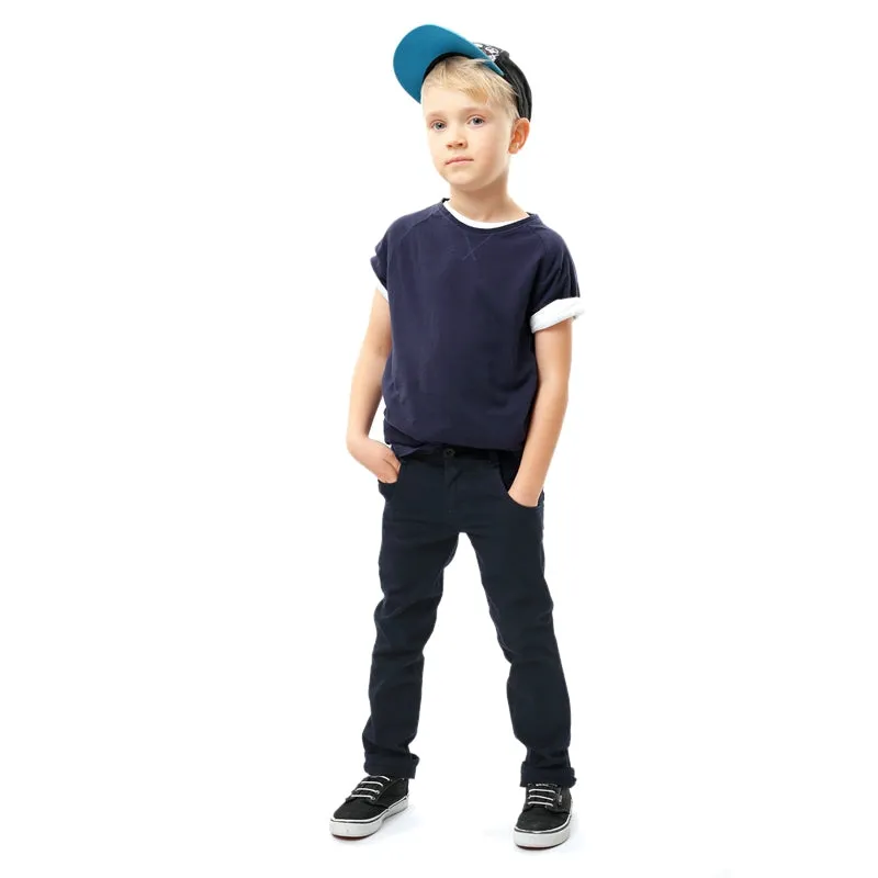 Boys Navy Chinos (8-14 years)