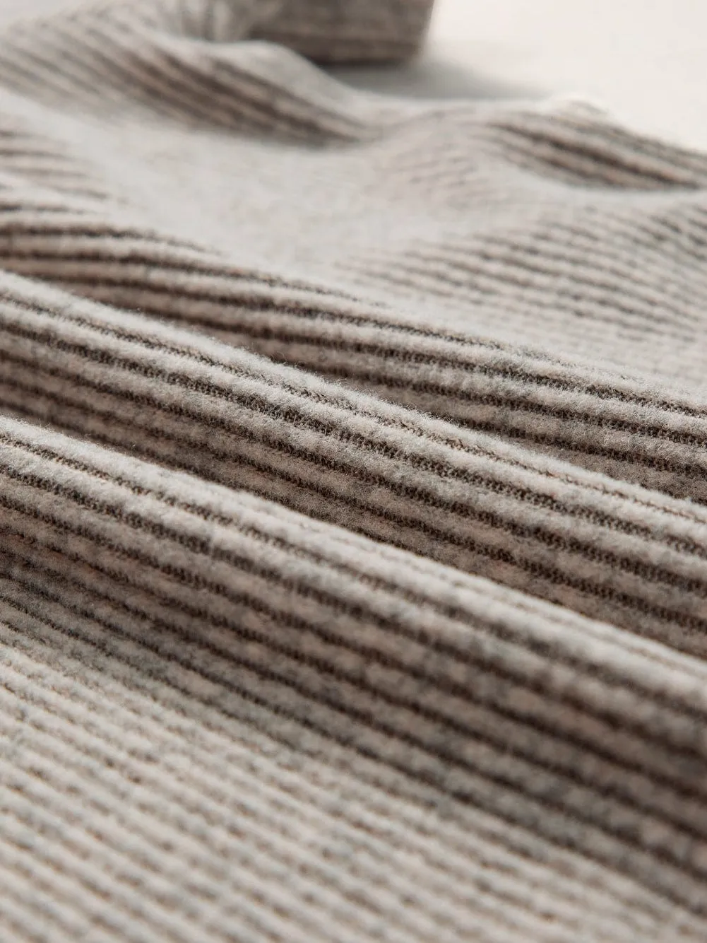 Button-Up Ribbed Knit Top