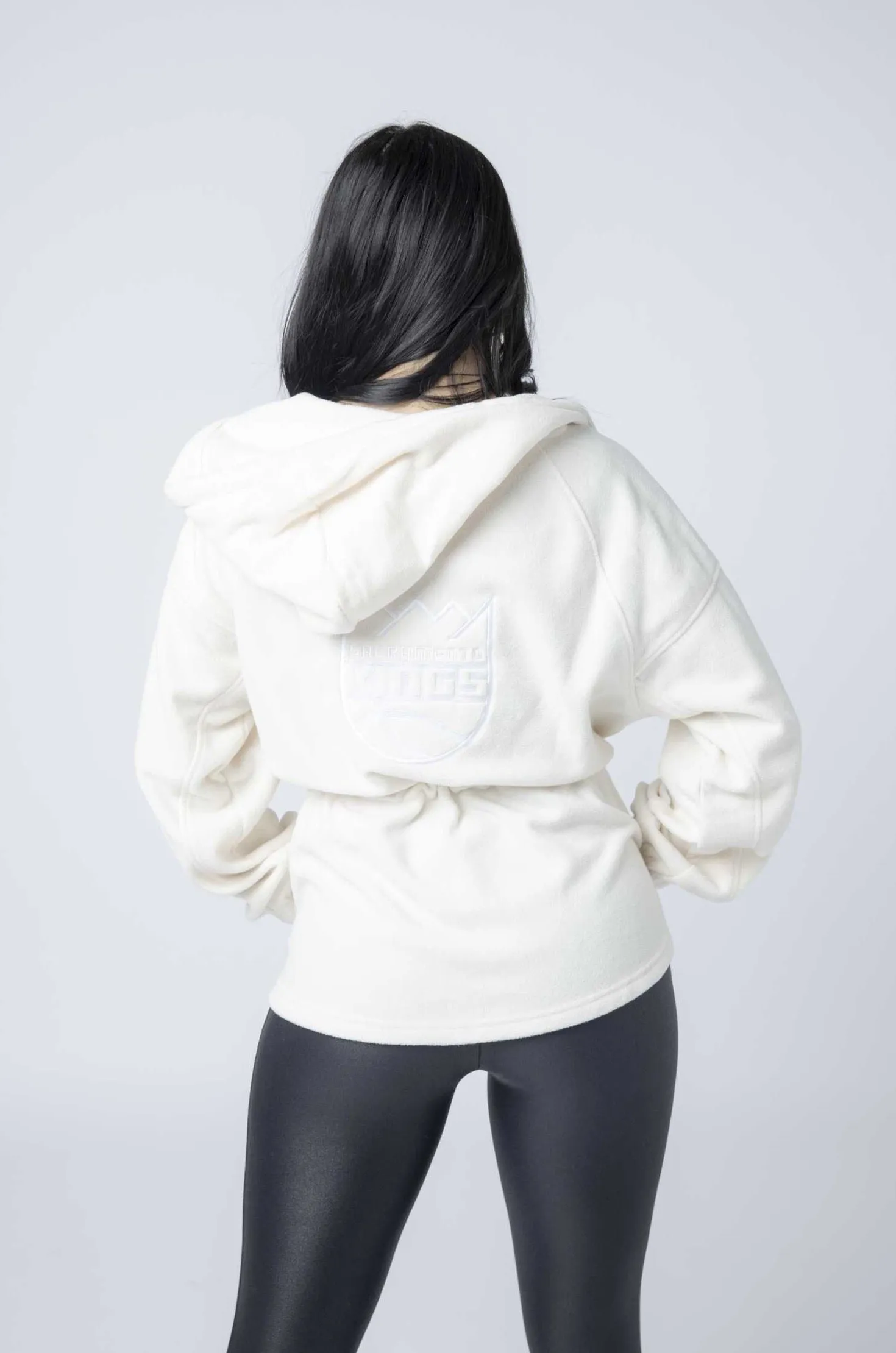 Cinched Fleece Full Zip Jacket