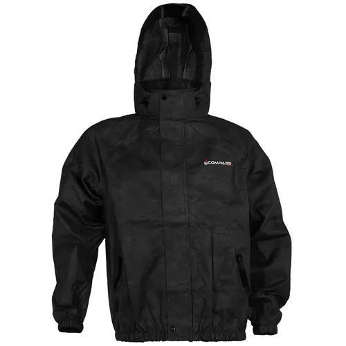 Compass 360 AdvantageTek Non-Woven Rain Jacket-Black-XX