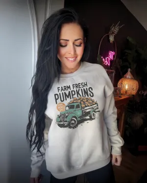 farm fresh pumpkins | sweatshirt