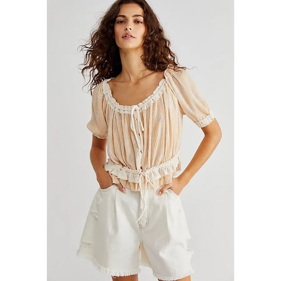 Free People Perfect Day Cropped Top