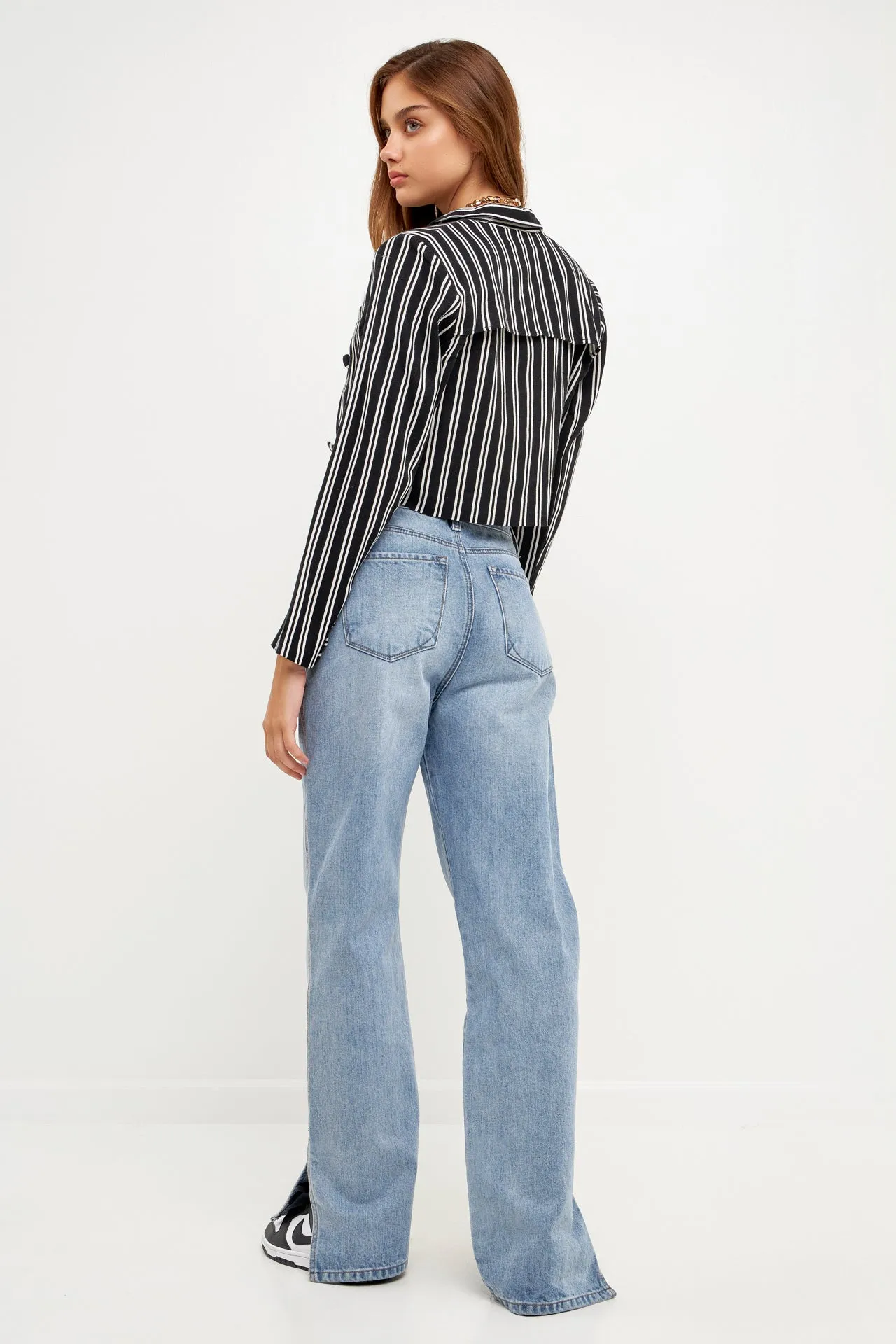 Grey Lab - Striped Jacket w/ Pocket