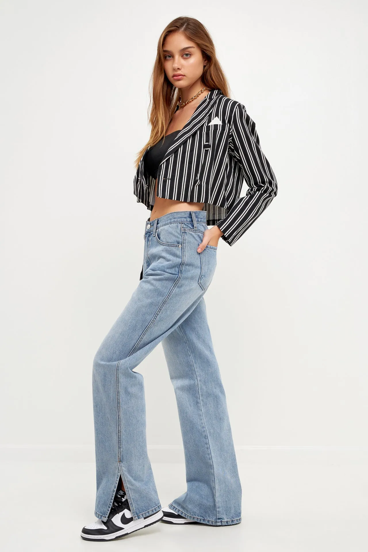Grey Lab - Striped Jacket w/ Pocket