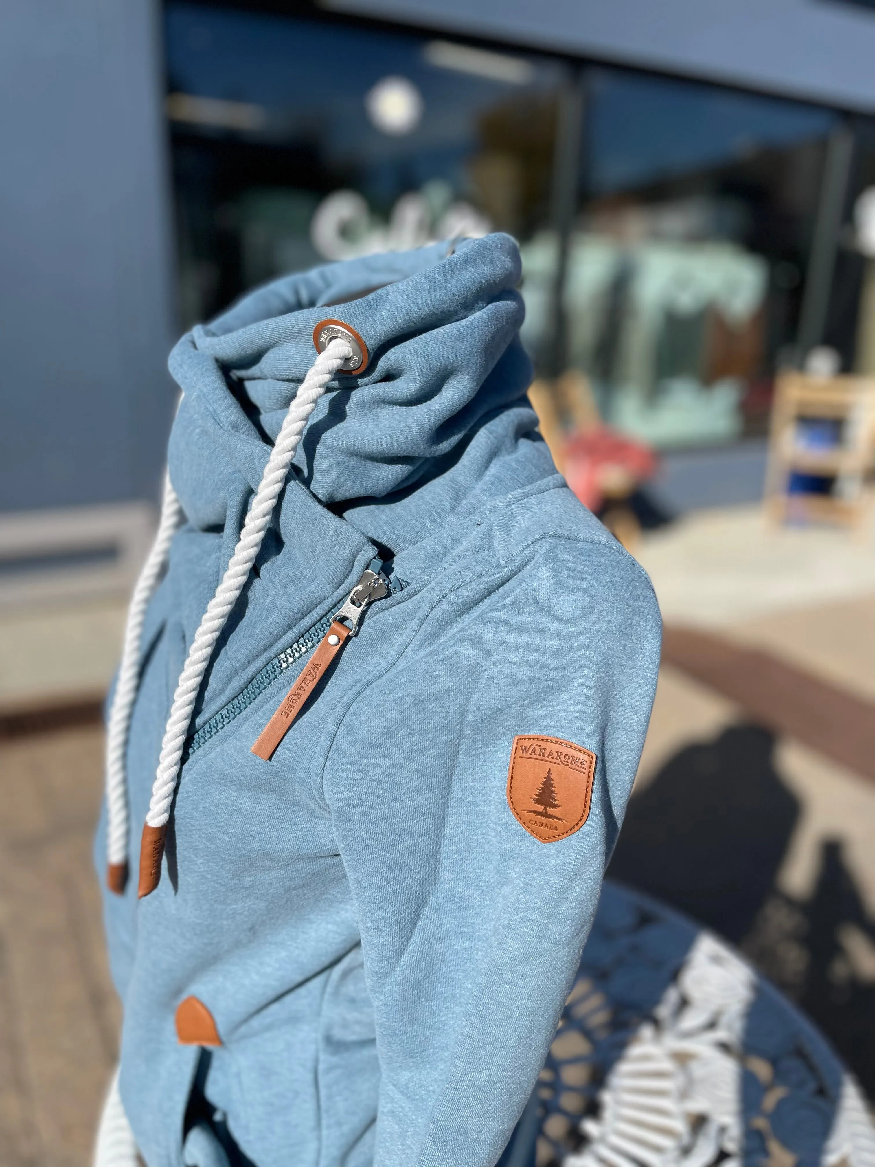 Hestia Petrol Blue Side Zip