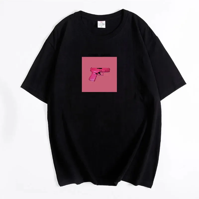 Hirsionsan Oversized Graphic T Shirt Women Summer Casual Tee