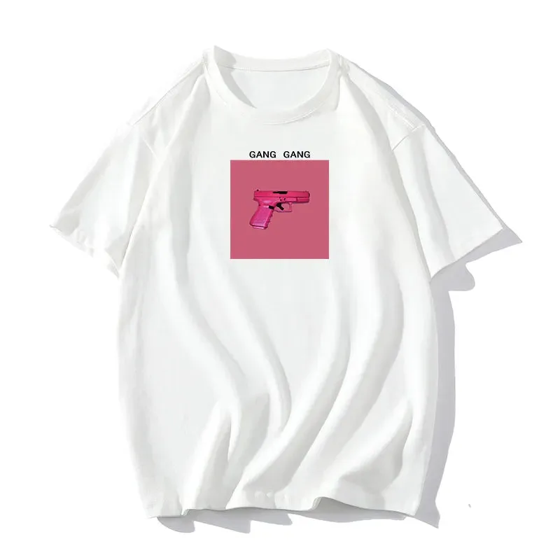 Hirsionsan Oversized Graphic T Shirt Women Summer Casual Tee