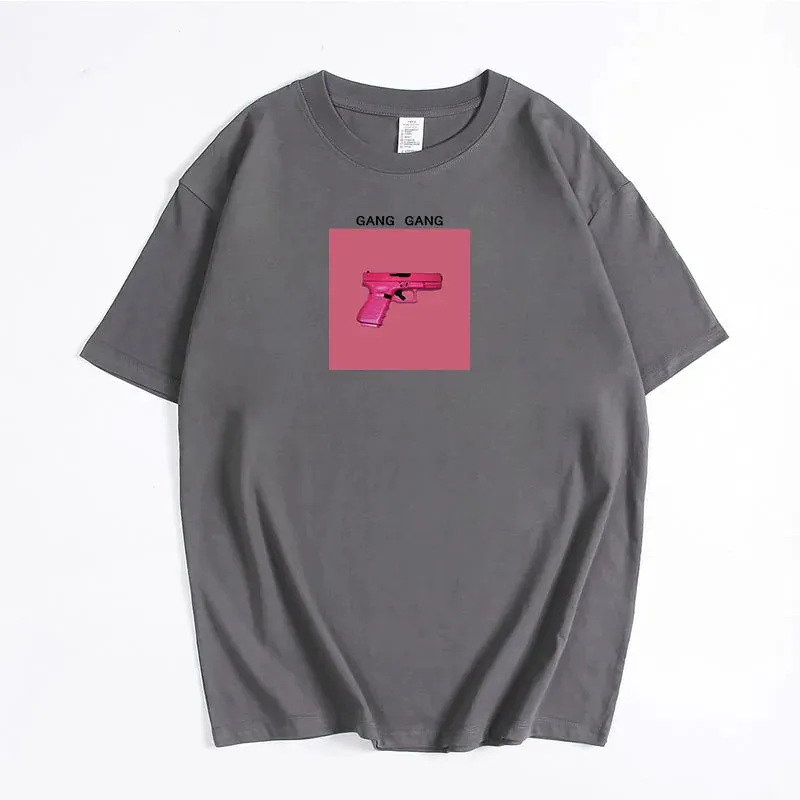 Hirsionsan Oversized Graphic T Shirt Women Summer Casual Tee