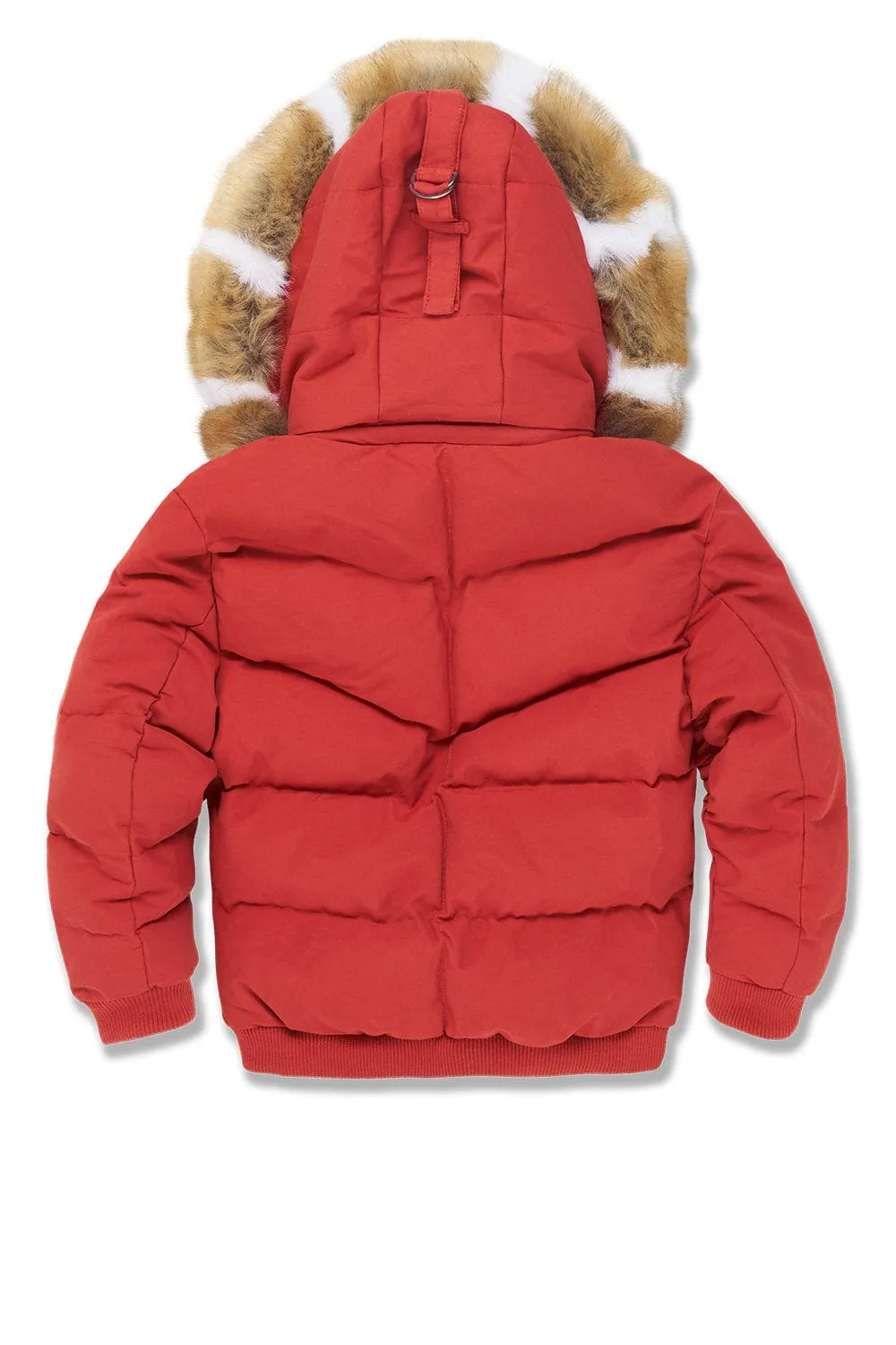 Kids Hollis Bomber Jacket (Red)