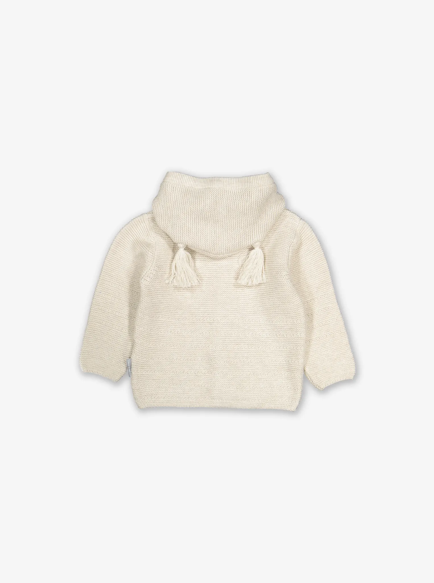 Knitted Baby Cardigan With Hood