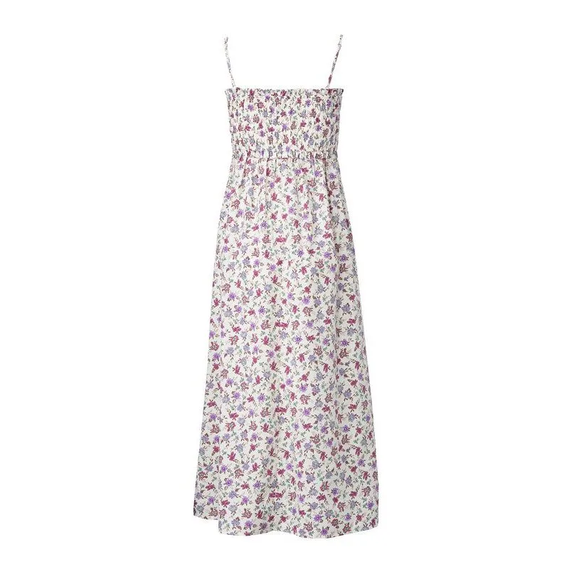 LILOU Smocked Cami maxi dress