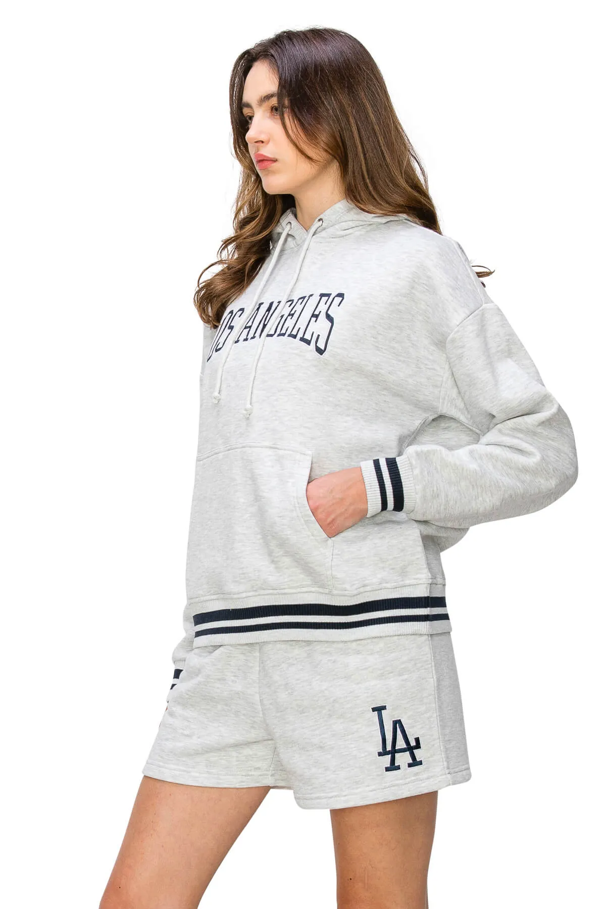 Los Angeles Sweat Shorts - Heather Grey