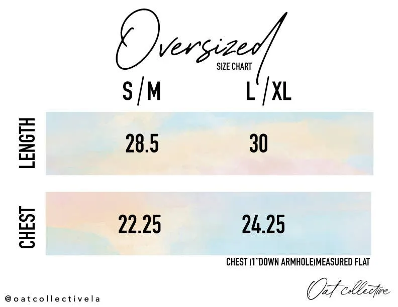 Love Them Anyway Oversized Graphic Top