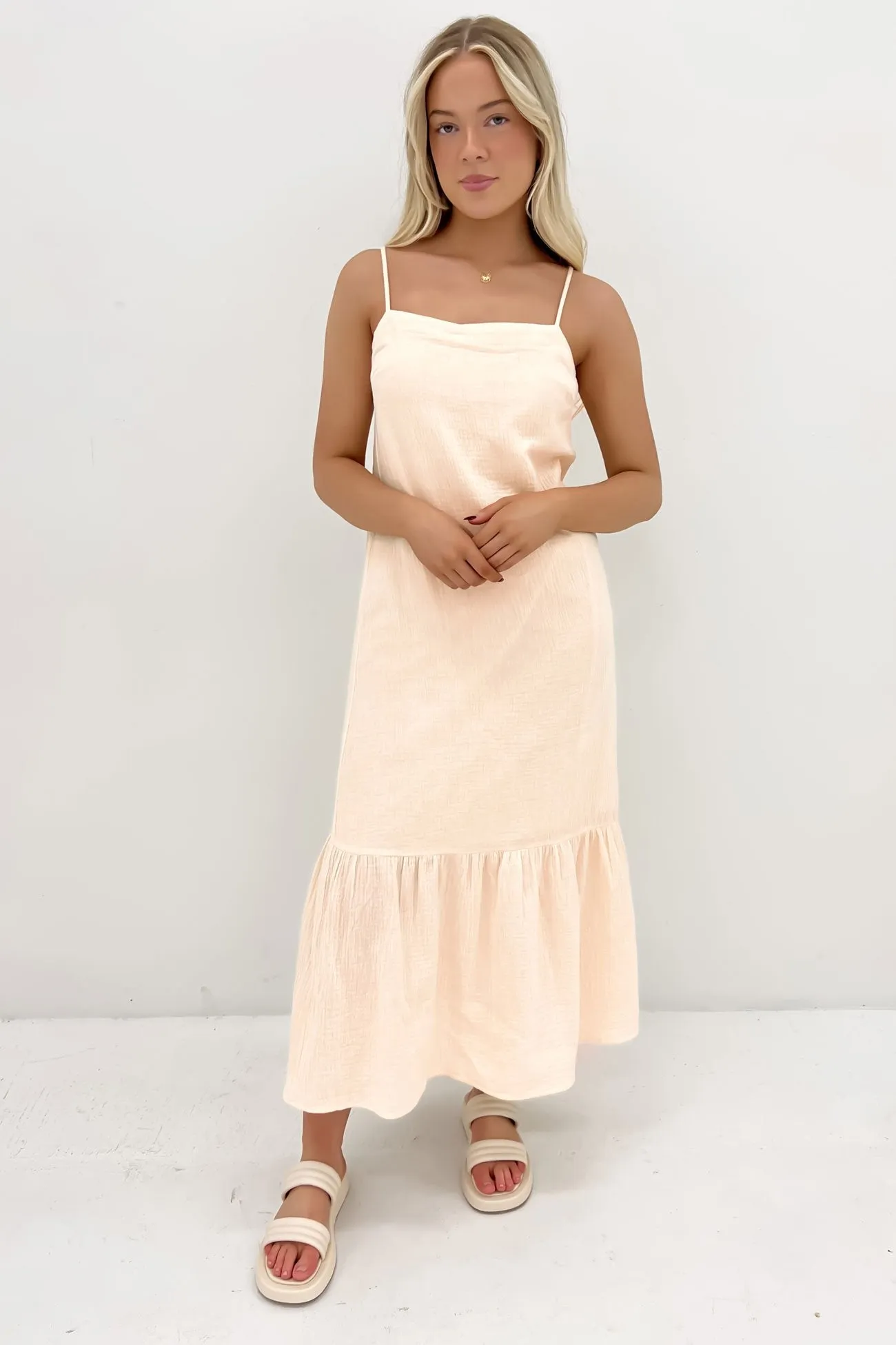 Mahlia Maxi Dress Lemon