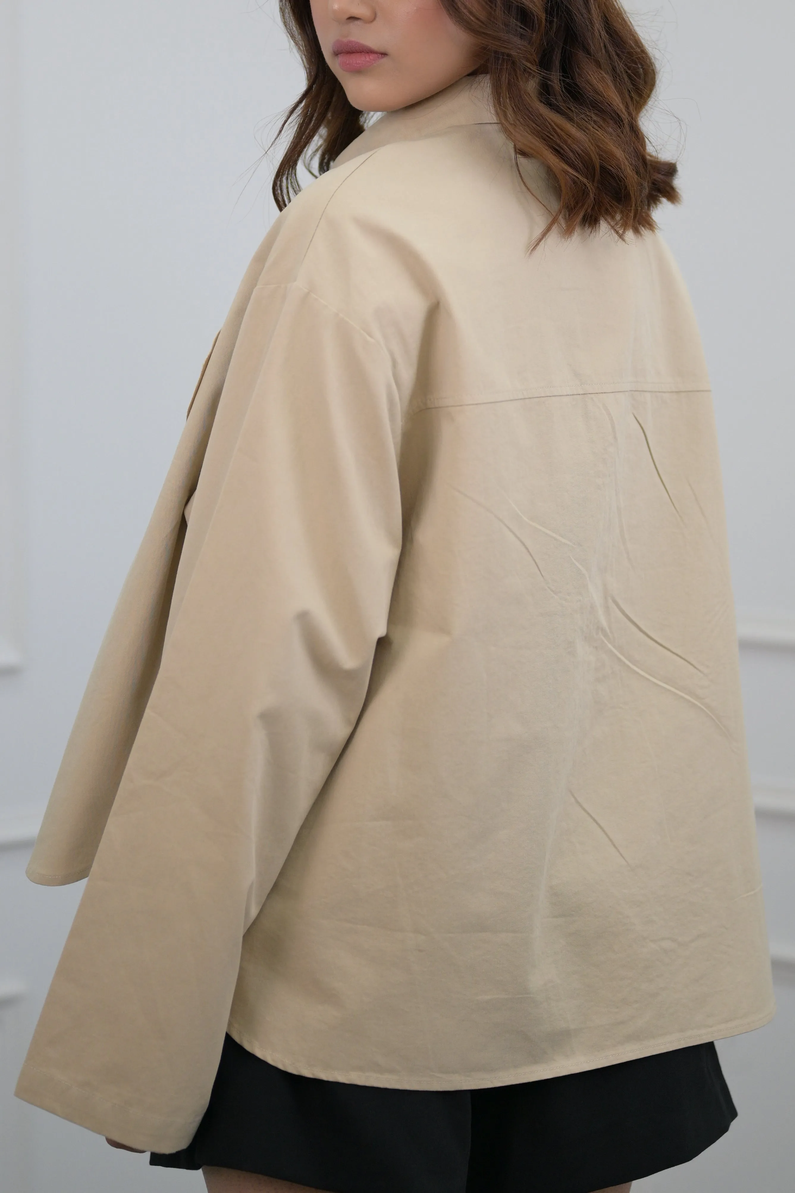 Mellow Cream Oversized Shirt
