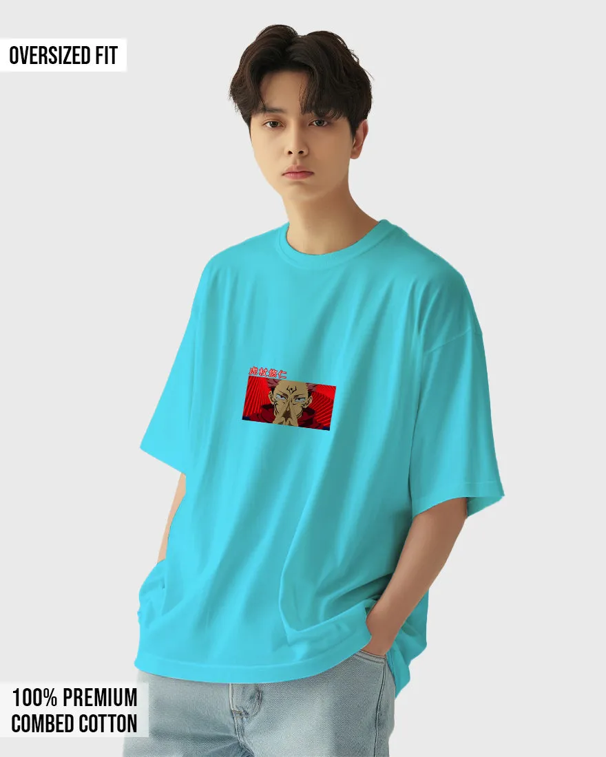Mens Oversized Tshirt Anime Jujutsu Kaisen 2
