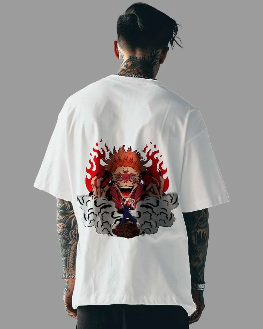 Mens Oversized Tshirt Anime Jujutsu Kaisen 2