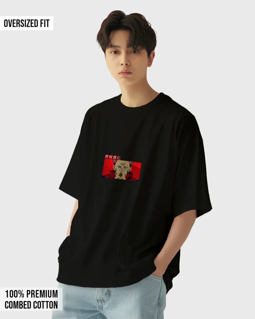 Mens Oversized Tshirt Anime Jujutsu Kaisen 2