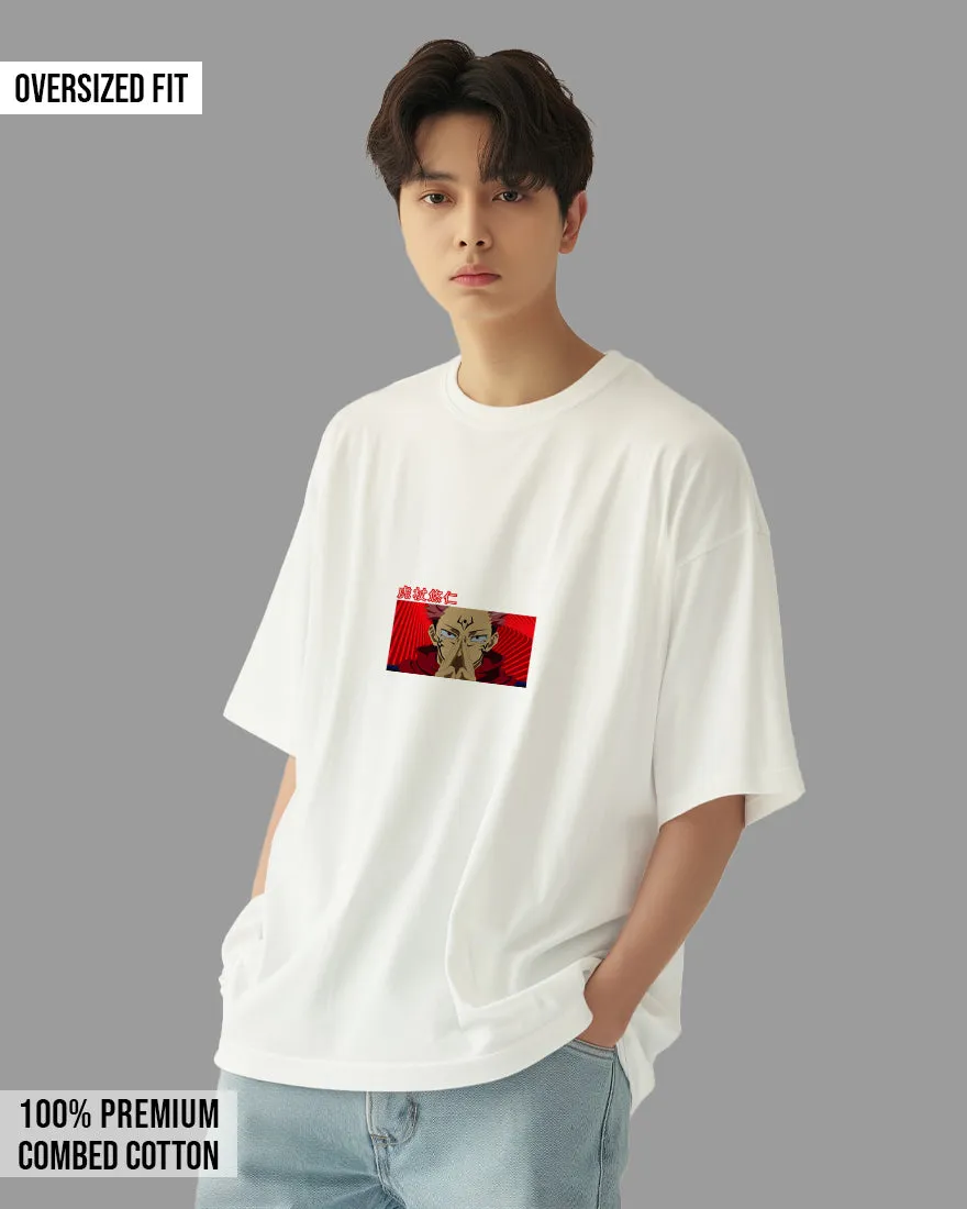 Mens Oversized Tshirt Anime Jujutsu Kaisen 2