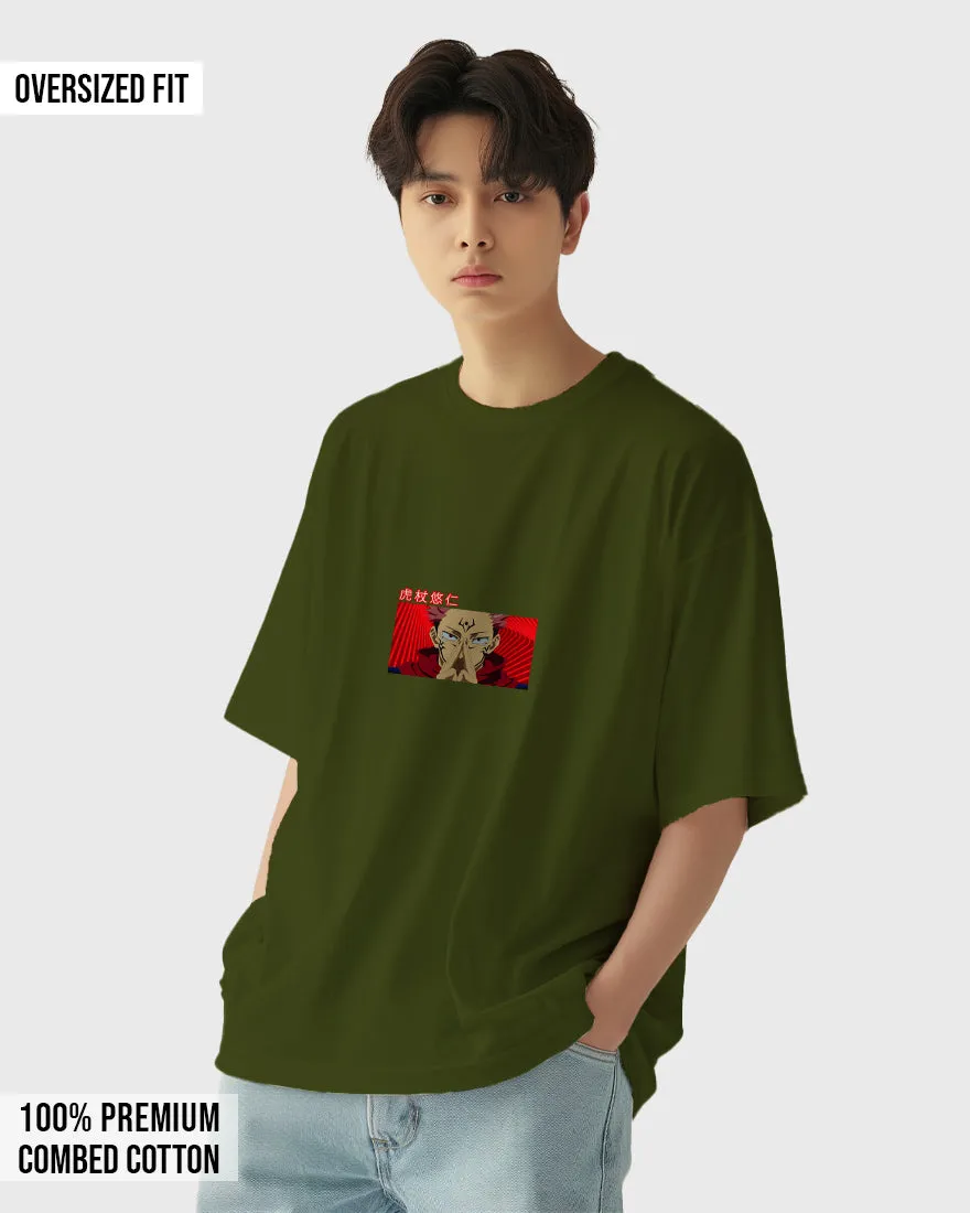Mens Oversized Tshirt Anime Jujutsu Kaisen 2