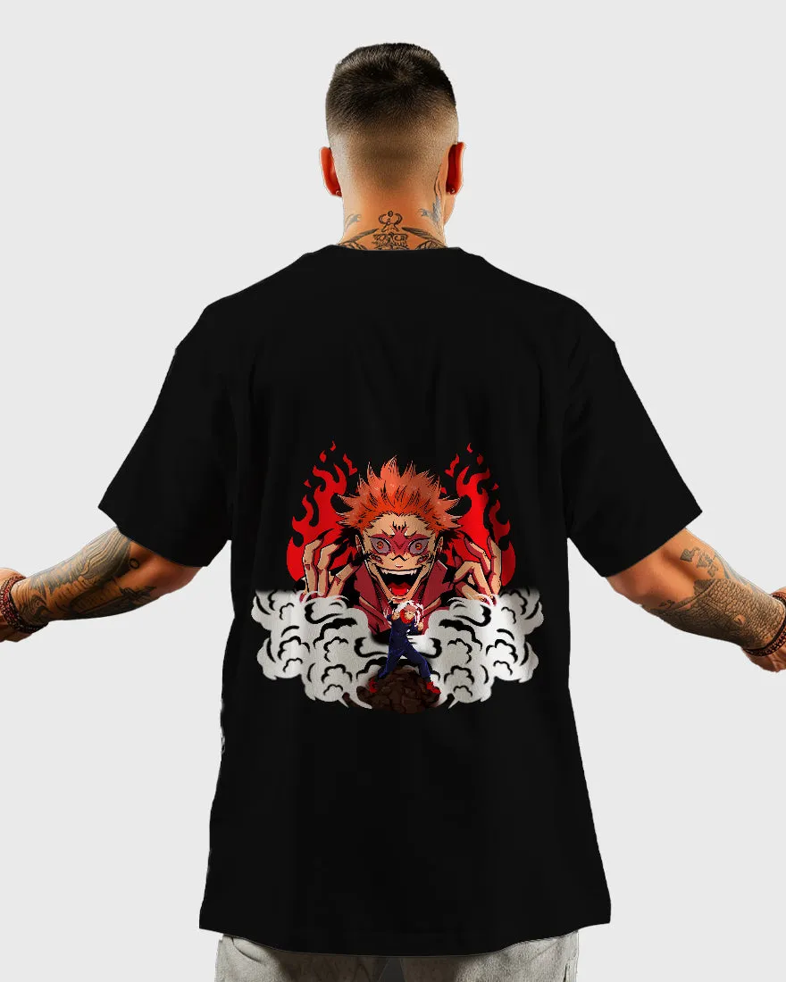 Mens Oversized Tshirt Anime Jujutsu Kaisen 2