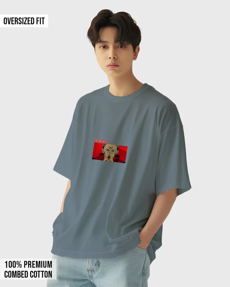 Mens Oversized Tshirt Anime Jujutsu Kaisen 2