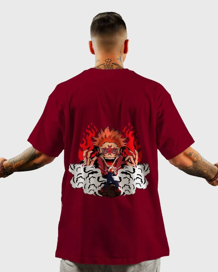Mens Oversized Tshirt Anime Jujutsu Kaisen 2