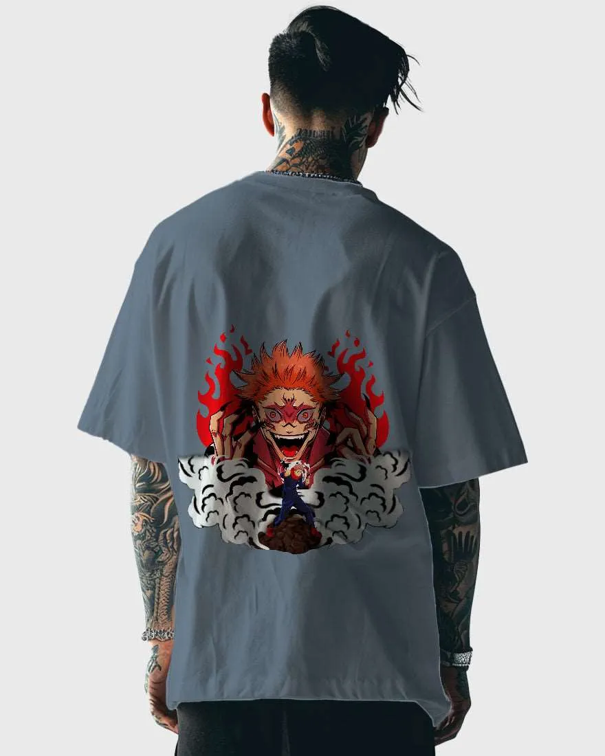 Mens Oversized Tshirt Anime Jujutsu Kaisen 2