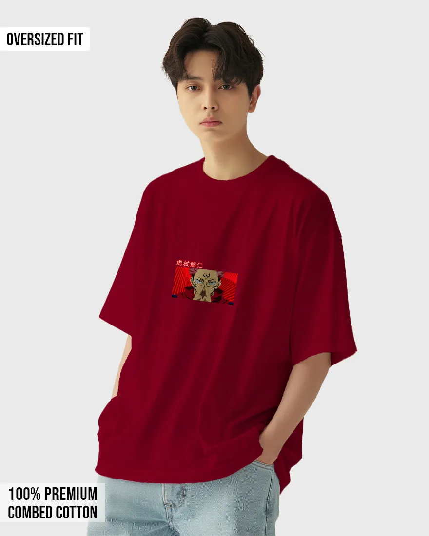 Mens Oversized Tshirt Anime Jujutsu Kaisen 2
