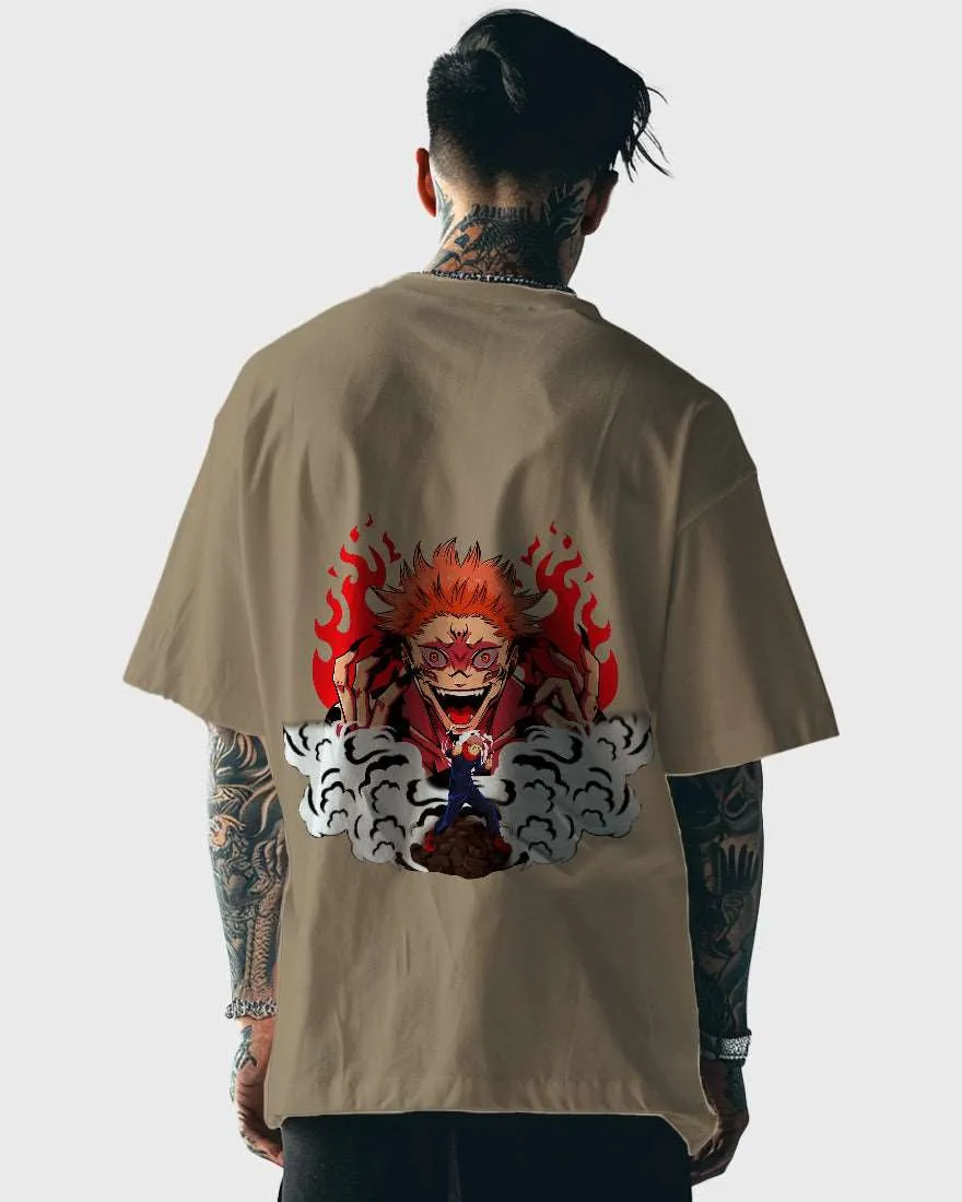 Mens Oversized Tshirt Anime Jujutsu Kaisen 2
