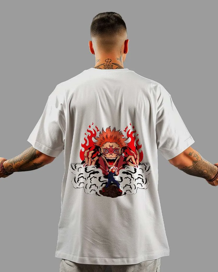 Mens Oversized Tshirt Anime Jujutsu Kaisen 2