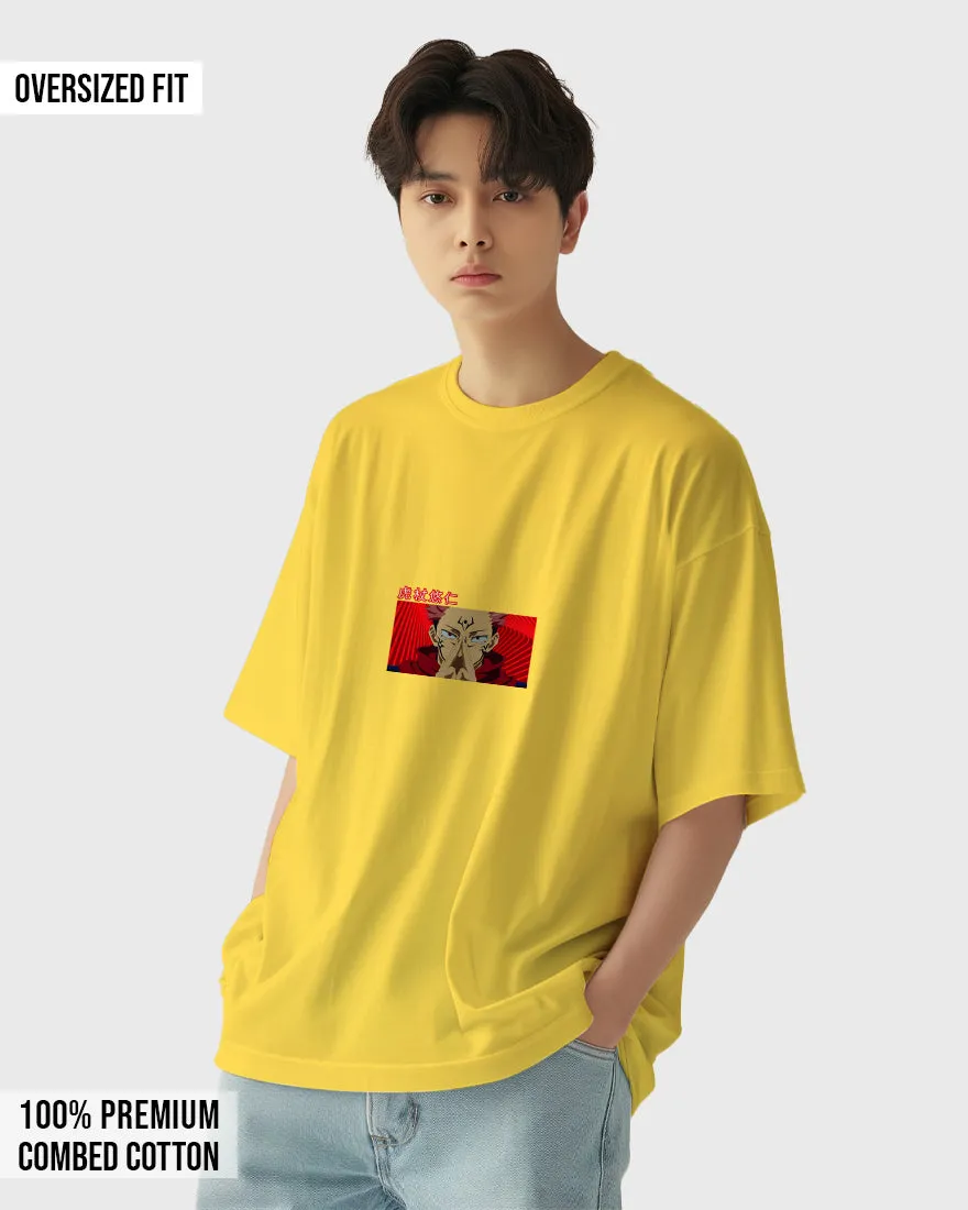 Mens Oversized Tshirt Anime Jujutsu Kaisen 2