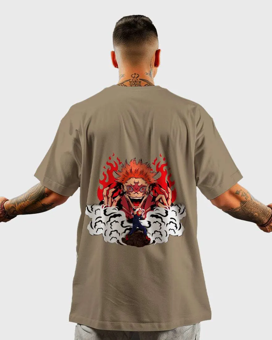 Mens Oversized Tshirt Anime Jujutsu Kaisen 2