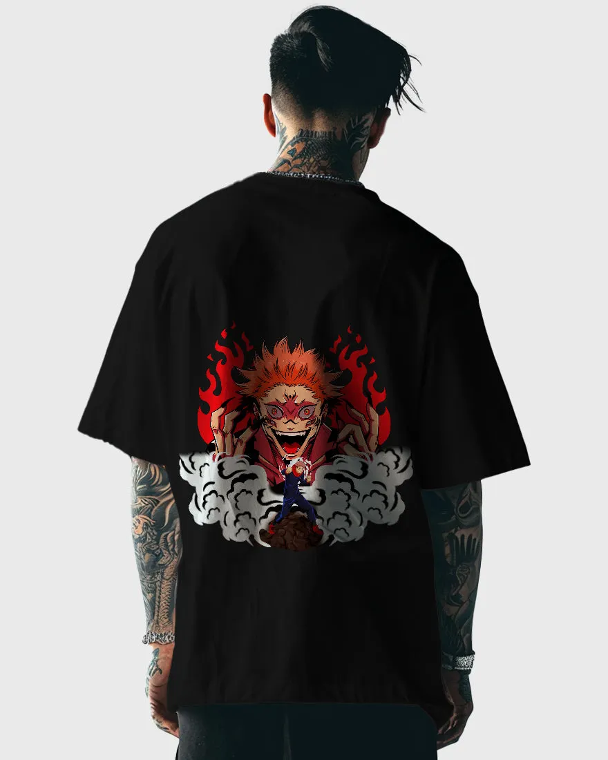 Mens Oversized Tshirt Anime Jujutsu Kaisen 2