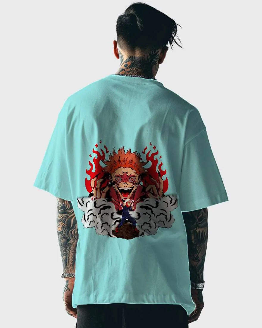 Mens Oversized Tshirt Anime Jujutsu Kaisen 2
