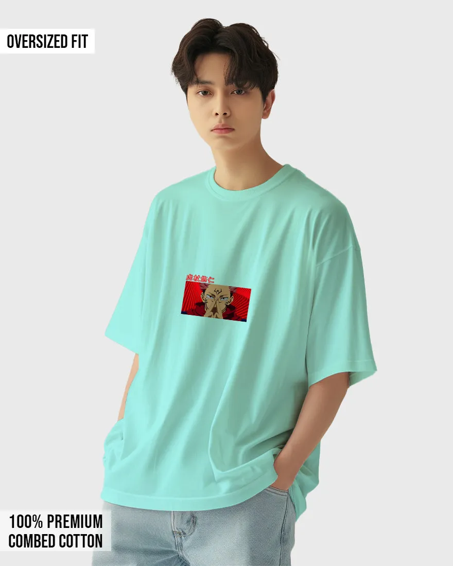 Mens Oversized Tshirt Anime Jujutsu Kaisen 2