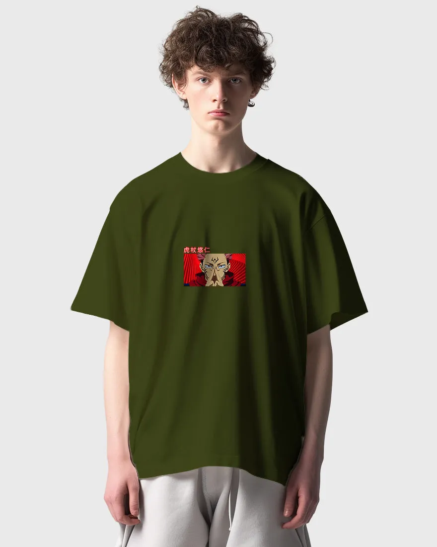 Mens Oversized Tshirt Anime Jujutsu Kaisen 2
