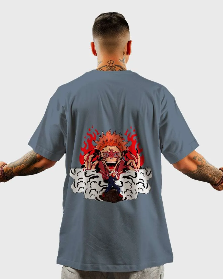 Mens Oversized Tshirt Anime Jujutsu Kaisen 2