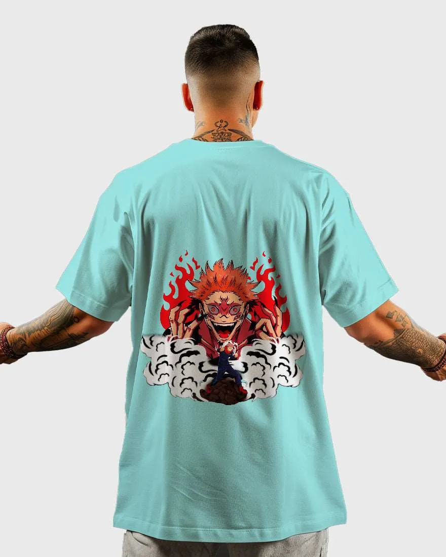 Mens Oversized Tshirt Anime Jujutsu Kaisen 2