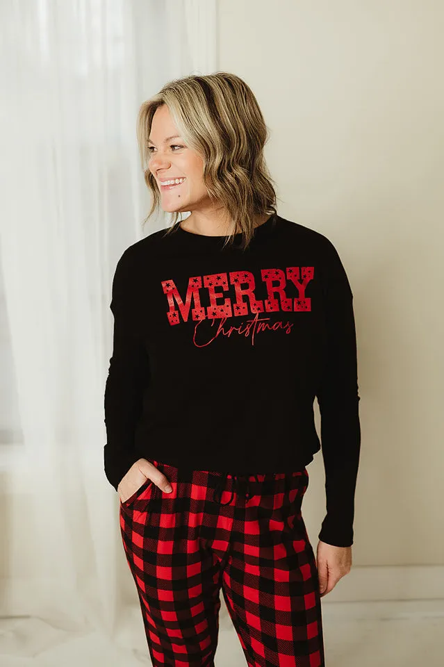 Merry Christmas Graphic Top