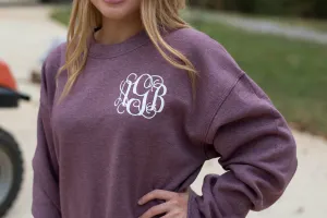 Monogram Crewneck Sweatshirt with Initials